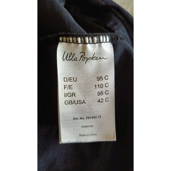 Ulla Popken Shapewear Size 42C Black Womens Plus Size Bodyform Underwire - Picture 3 of 6